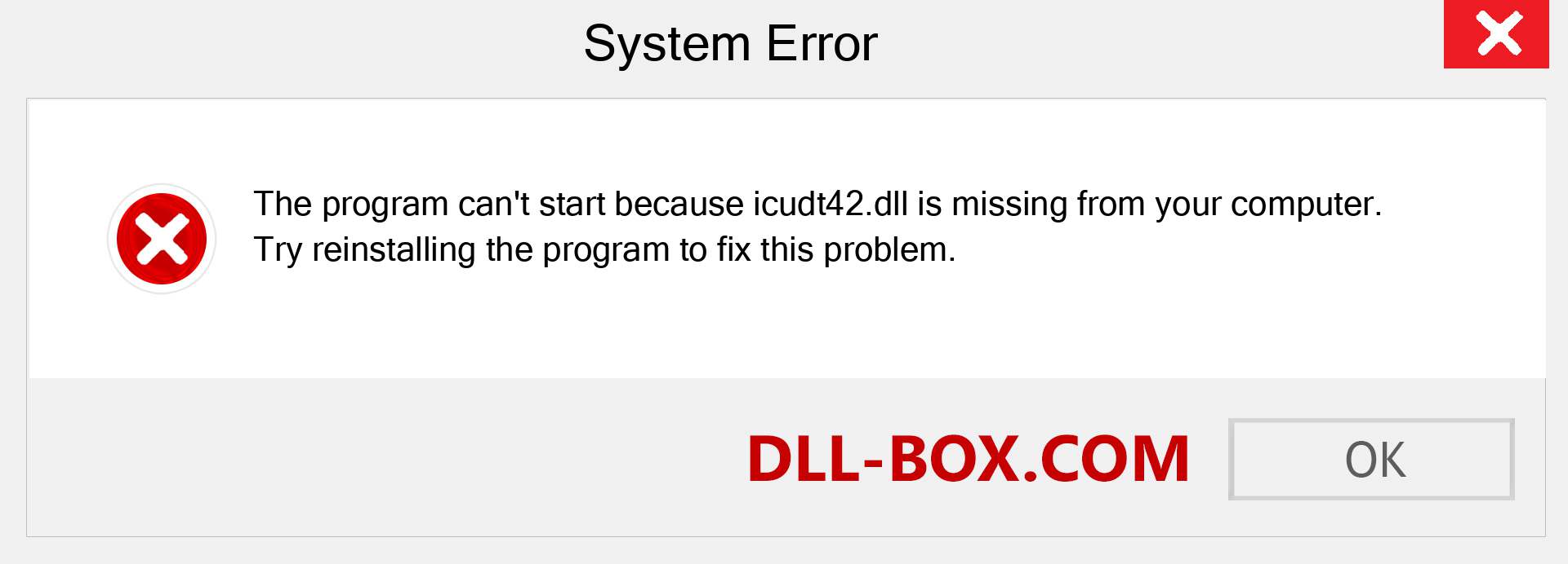  icudt42.dll file is missing?. Download for Windows 7, 8, 10 - Fix  icudt42 dll Missing Error on Windows, photos, images